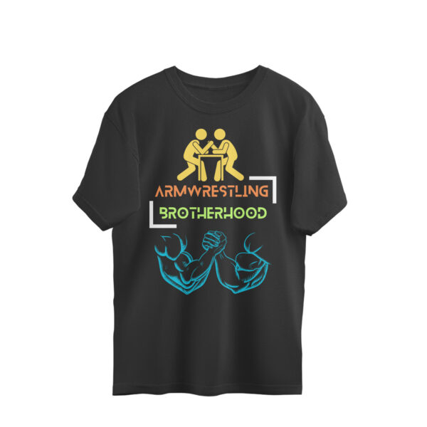 ARM WRESTLING, BROTHERHOOD OVERSIZED T SHIRT