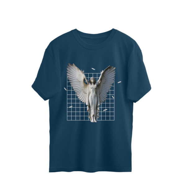 Witty Wefting Double Side Print Limited Edition Premium Round Neck Oversized T Shirt