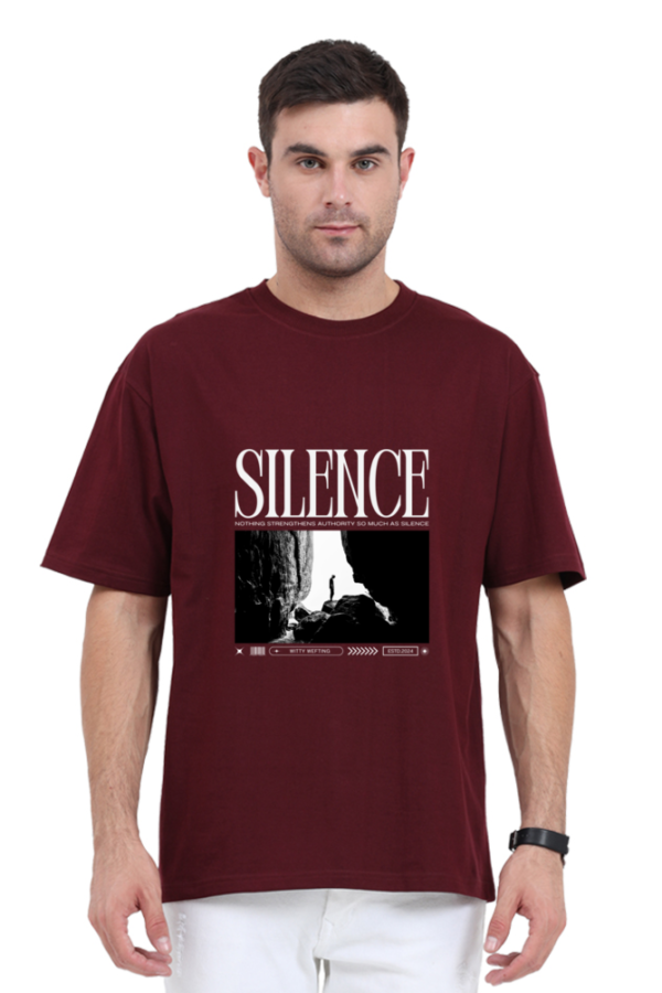 Witty Wefting Silence and Peace Oversized Classic T Shirt