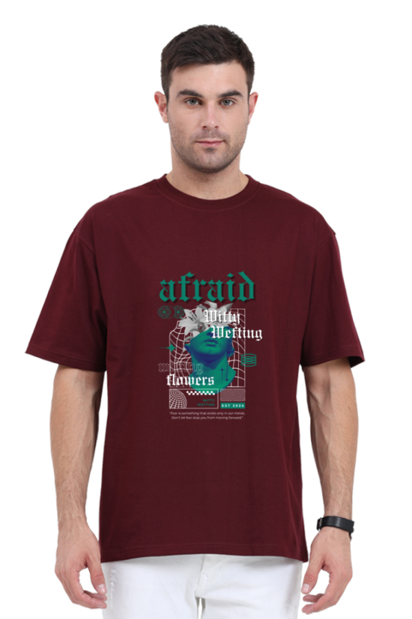Witty Wefting Afraid Unisex Oversized Classic T Shirt