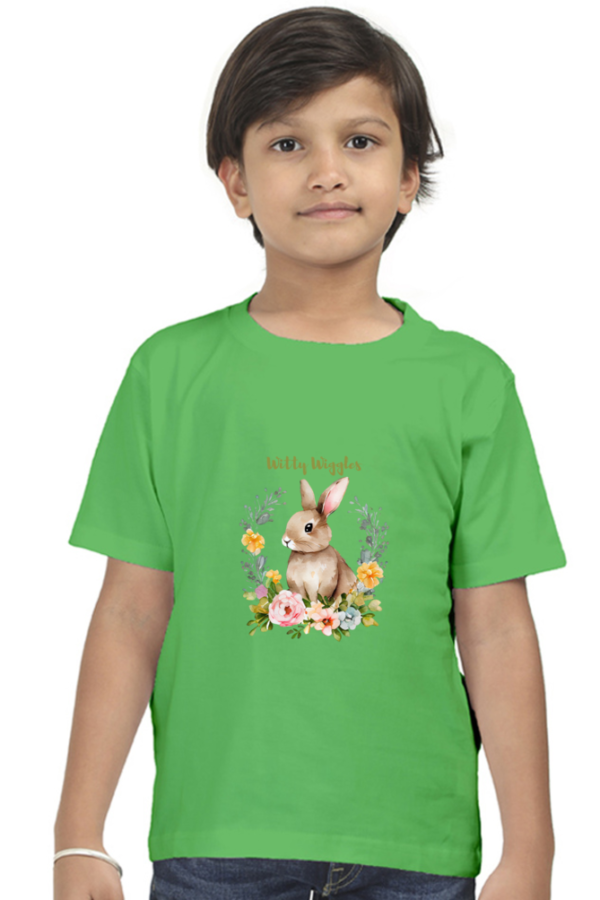 Special Rabbit Witty Wiggles – Round Neck Classic T Shirt (Boys – 0 to 5 Years)