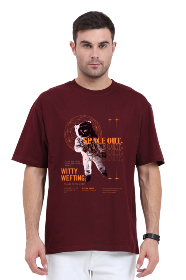 Witty Wefting Space Out Unisex Oversized Classic T Shirt