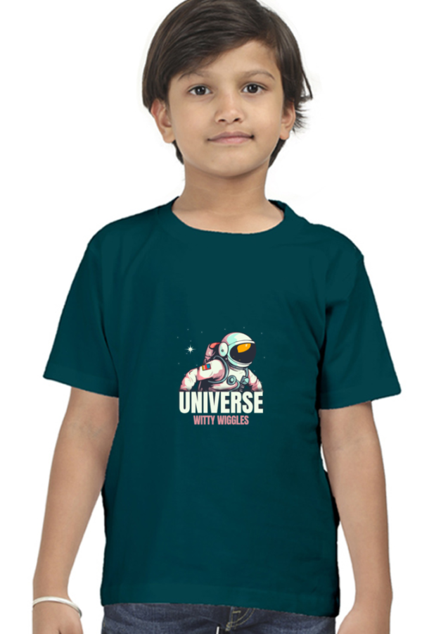 Witty Wiggles Universe Traveler – Round Neck Classic T Shirt (Boys – 0 to 5 Years)