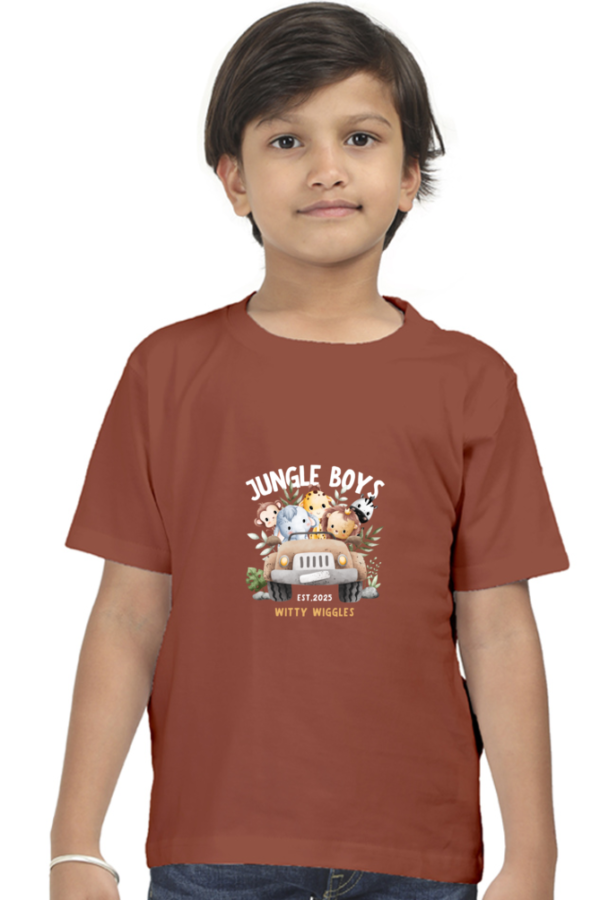 Witty Wiggles Junglee Boys – Round Neck Classic T Shirt (Boys – 0 to 5 Years)