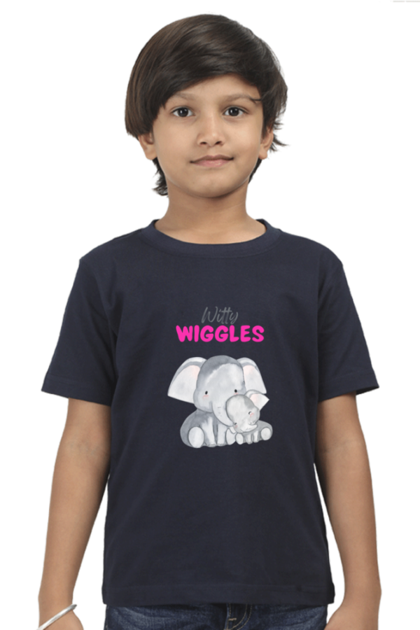 Witty Wiggles Cute Time – Round Neck Classic T Shirt (Boys – 0 to 5 Years)