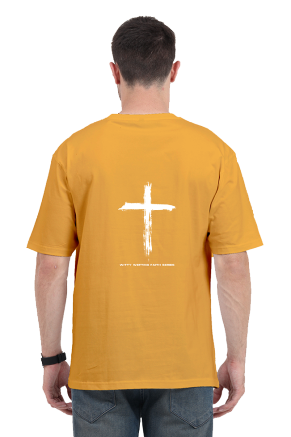 Witty Wefting Holy Cross Unisex Oversized Classic T Shirt