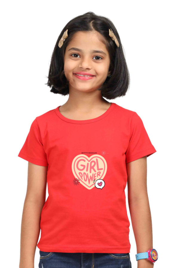 Witty Wiggles Girl Power – Round Neck Classic T Shirt (Girls – 0 to 5 Years)