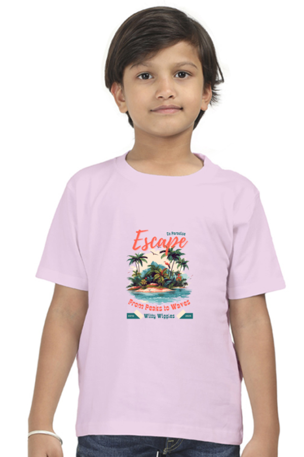 Witty Wiggles Escape – Round Neck Classic T Shirt (Boys – 6 to 13 Years)