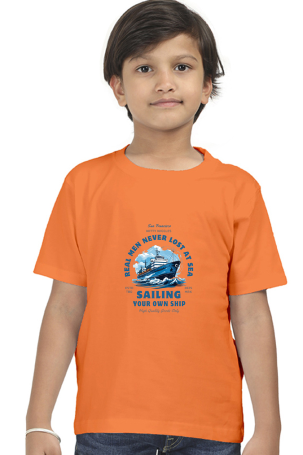 Witty Wiggles Sailors – Round Neck Classic T Shirt (Boys – 6 to 13 Years)