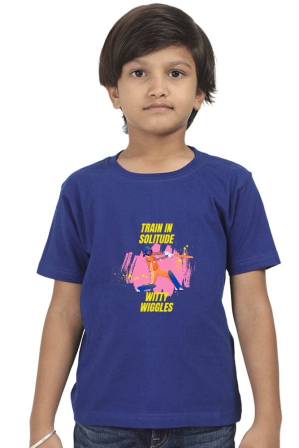 Witty Wiggles Cricket Love – Round Neck Classic T Shirt (Boys – 6 to 13 Years)