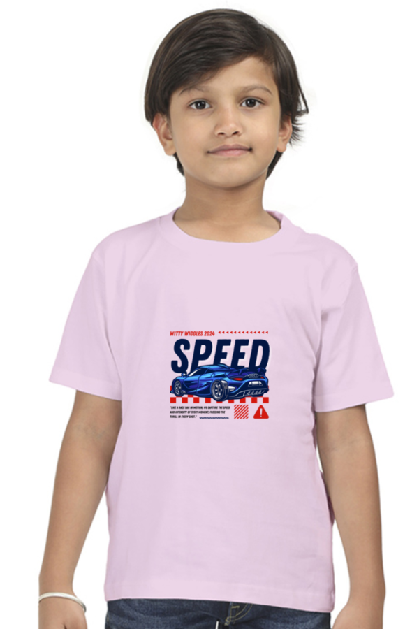 Witty Wiggles Speed – Round Neck Classic T Shirt (Boys – 6 to 13 Years)