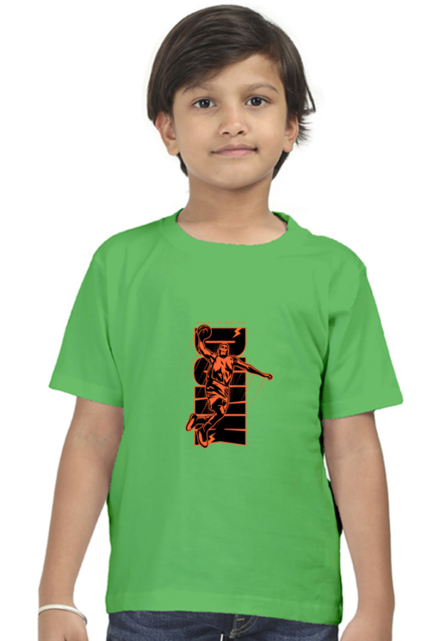 Witty Wiggles Dunk – Round Neck Classic T Shirt (Boys – 6 to 13 Years)