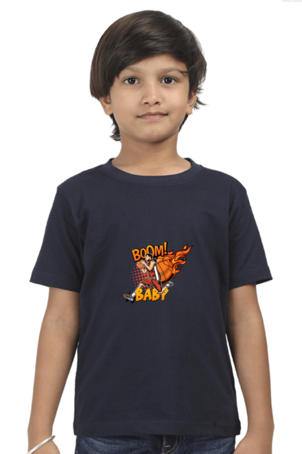 Witty Wiggles Boom Boom – Round Neck Classic T Shirt (Boys – 6 to 13 Years)