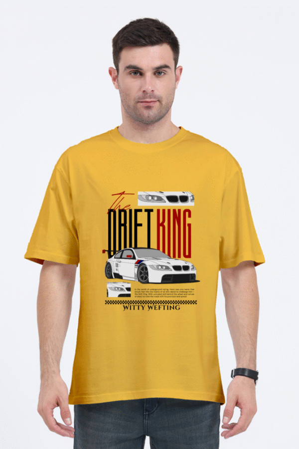 Witty Wefting Retro Car King Unisex Oversized Classic T Shirt