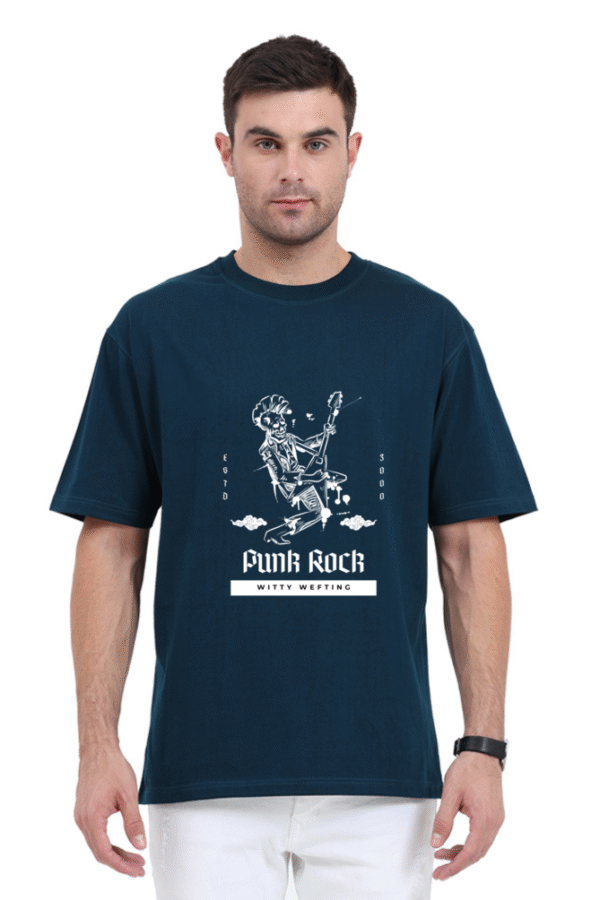 Witty Wefting Punk Rock Battle Unisex Oversized Classic T Shirt