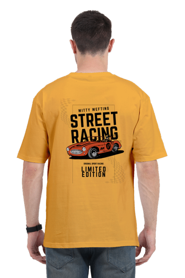 Witty Wefting Retro Street Racing Unisex Oversized Classic T Shirt