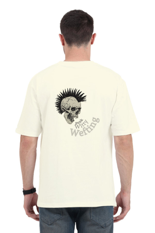 Witty Wefting Retro Punk  Unisex Oversized Classic T Shirt