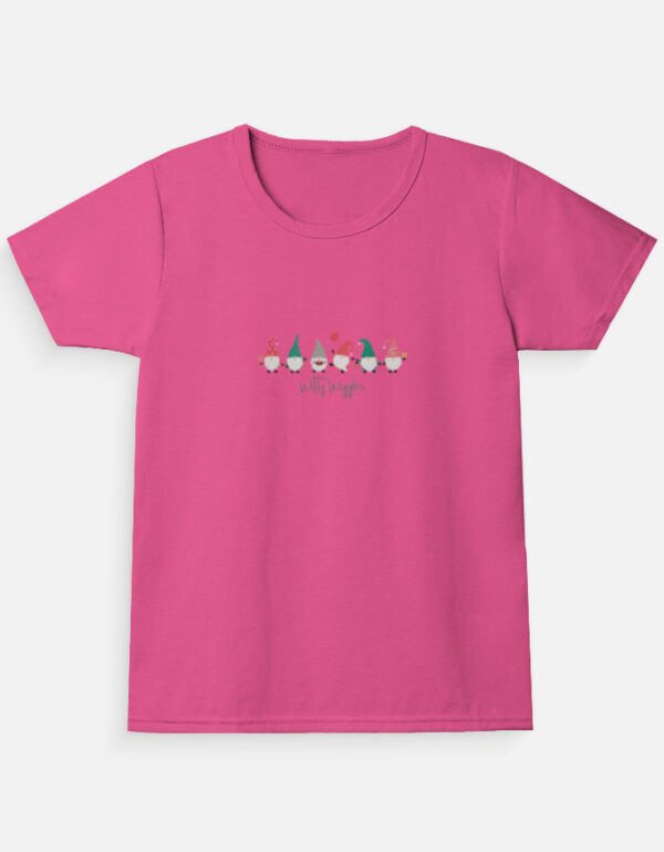 Magical Mistletoe Girl’s Crew Neck T-Shirt (Ages 0–13)