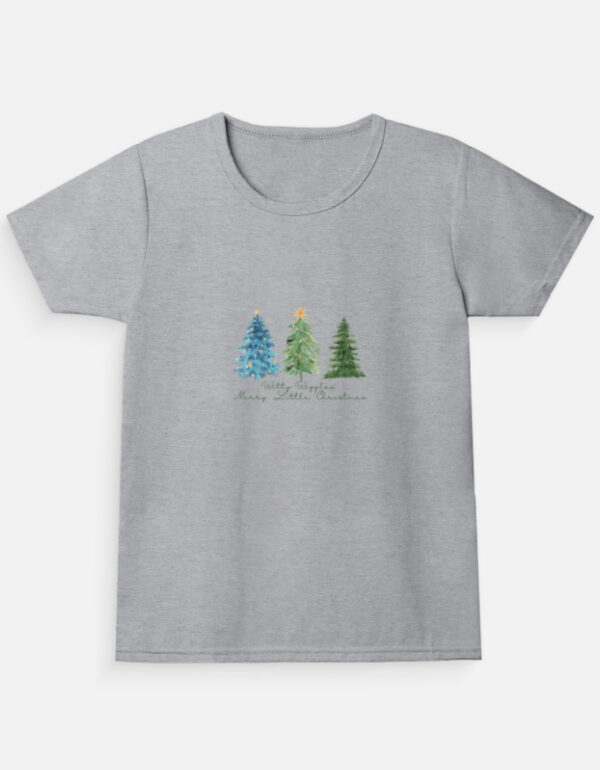 Snowy Smiles Girl’s Crew Neck T-Shirt (Ages 0–13)